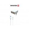 Swissten 22041000 зарядное устройство для мобильных устройств Универсальная Белый Кабель переменного Swissten 22041000 зарядное устройство для мобильных устройств Универсальная Белый Кабель переменного