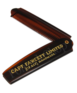 Captain Fawcett Folding Pocket Beard Comb Folding pocket beard comb, 1 pc.