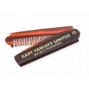 Captain Fawcett Folding Pocket Beard Comb Taittuva taskupartakampa, 1 kpl. Captain Fawcett Folding Pocket Beard Comb Taittuva taskupartakampa, 1 kpl.