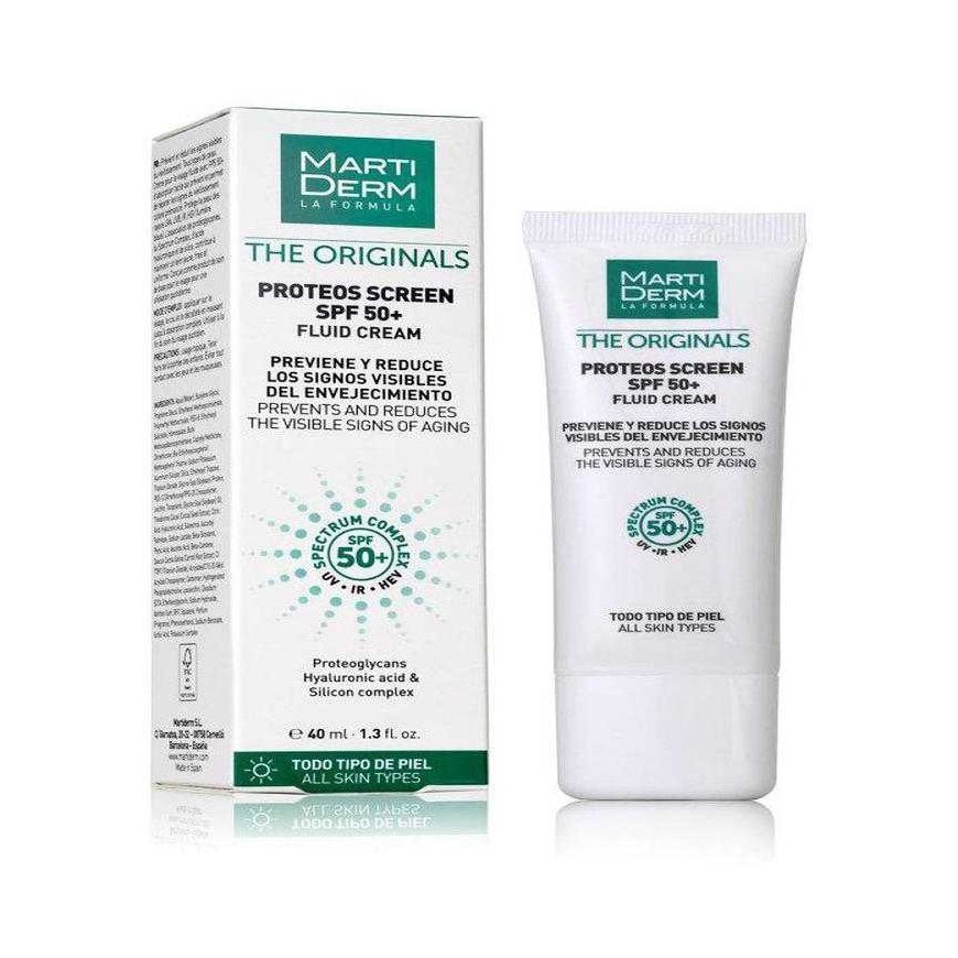 Fluid cream Martiderm Proteos Screen Spf 50+ Fluid Cream, 40 ml