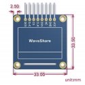 Two-color graphic OLED display 0.96" (B) 128x64px SPI/I2C, straight connectors, Waveshare 9092 Two-color graphic OLED display 0.96" (B) 128x64px SPI/I2C, straight connectors, Waveshare 9092