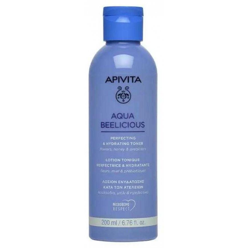 Apivita AQUA BEELICIOUS PERFECTING & MOISTURIZING TONER 200 ml