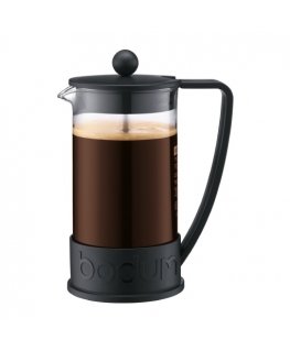 Bodum BRAZIL musta, Läpinäkyvä