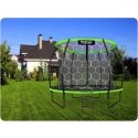 Profiled garden trampoline 8 feet / 252 cm with inner Neo-Sport mesh