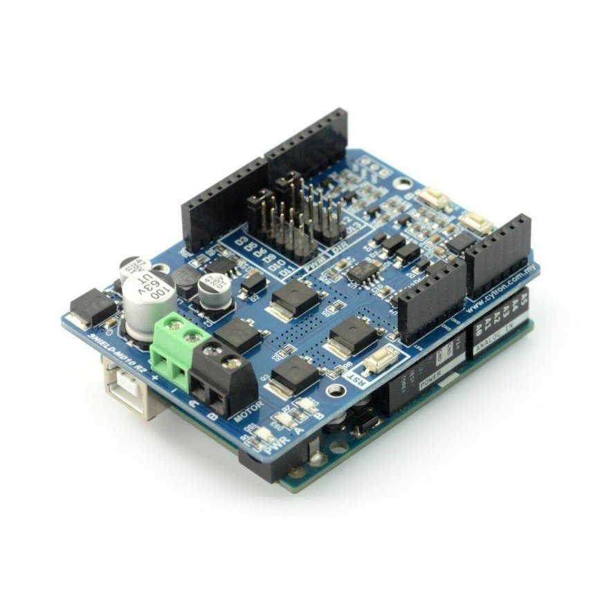 Cytron MD10 - 1-channel motor controller 30V/10A - Arduino add-on – 3