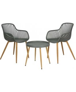 ProGarden Set MEBLI BALKONOWYCH table I 2 KRZESŁA GRAY