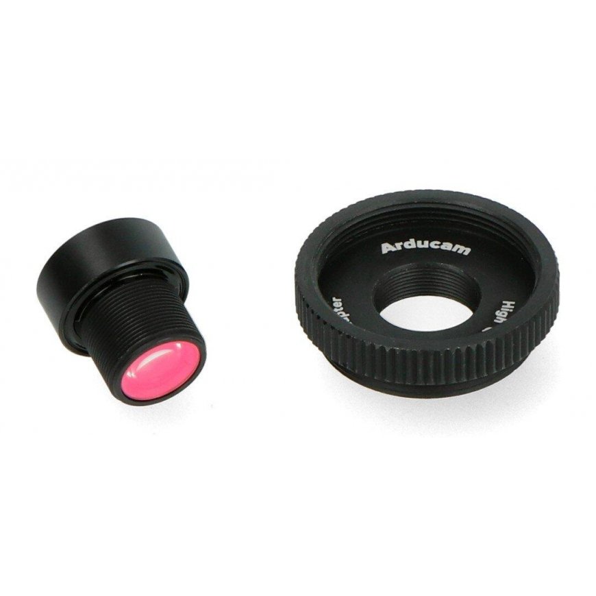 8mm lens M12 with adapter for Raspberry Pi camera - ArduCam LN024 – 3
