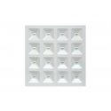 LED luminaire 60x60, 230Vac 15-36W 2250-5040lm, 4000K neutral white, DIORA, LED line