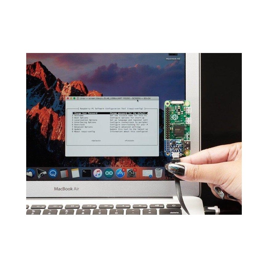 PiUART, USB-UART converter for Raspberry Pi, Adafruit 3589 – 4