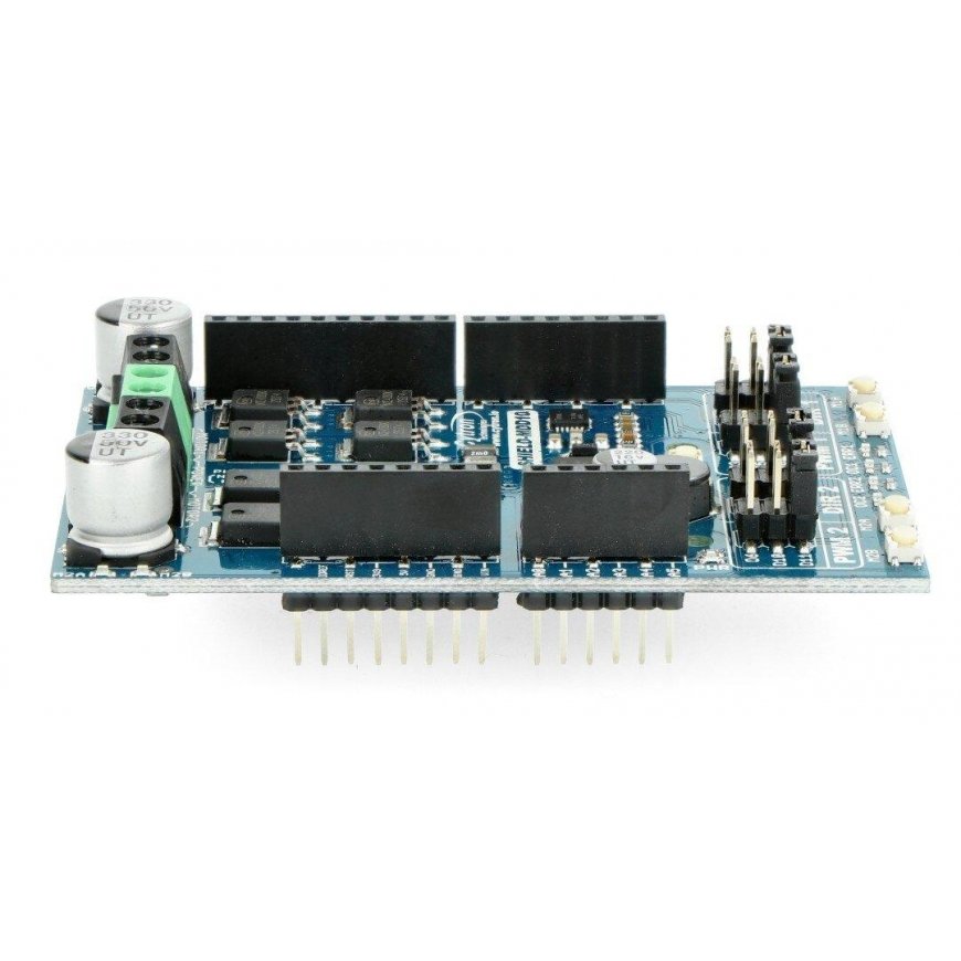Cytron-lisäosa MDD10 - kaksikanavainen DC-moottoriohjain - 7V-30V/10A - Arduino-lisäosa – 4