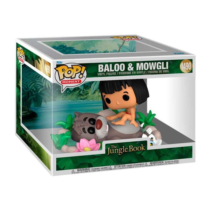 Funko POP figure Moment Disney El Libro de la Selva Baloo & Mowgli