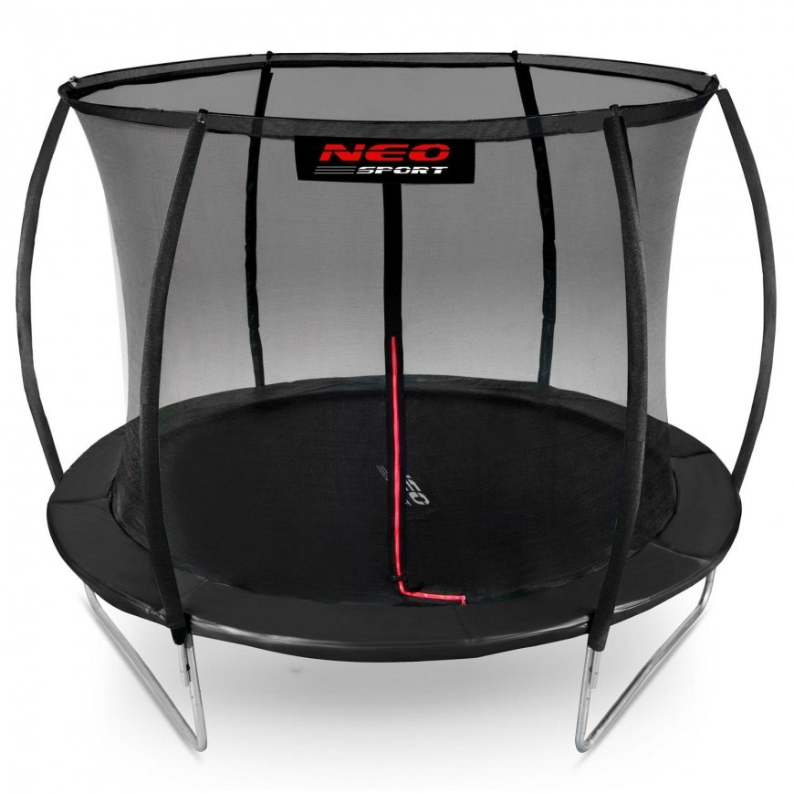 Profiled garden trampoline 8 feet / 252 cm with inner Neo-Sport mesh – 2