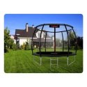 Profiled garden trampoline 8 feet / 252 cm with inner Neo-Sport mesh