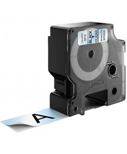 DYMO D1 Standard - Black on Transparent - 24mm