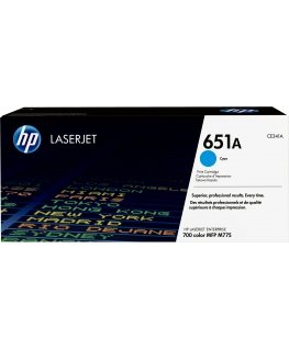 HP 651A, alkuperäinen syaani LaserJet-värikasetti