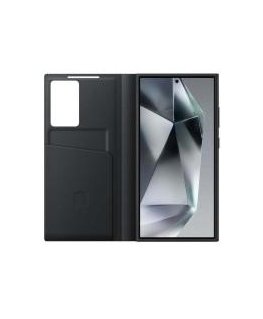 Etui Mercedes Leather Curved Stitches do Samsung Galaxy S25 Ult