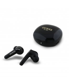 Guess Glossy Classic Logo TWS Wireless Earphones Black