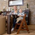 Hauck Alpha+ Traditional high chair Hard seat Walnut Hauck Alpha+ Traditional high chair Hard seat Walnut