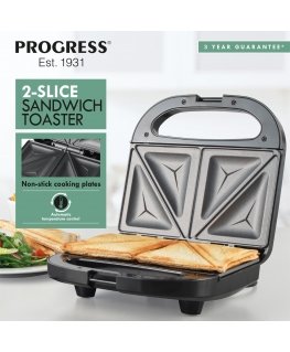 Progress EK5851PVDE 2-Slice Sandwich Toaster
