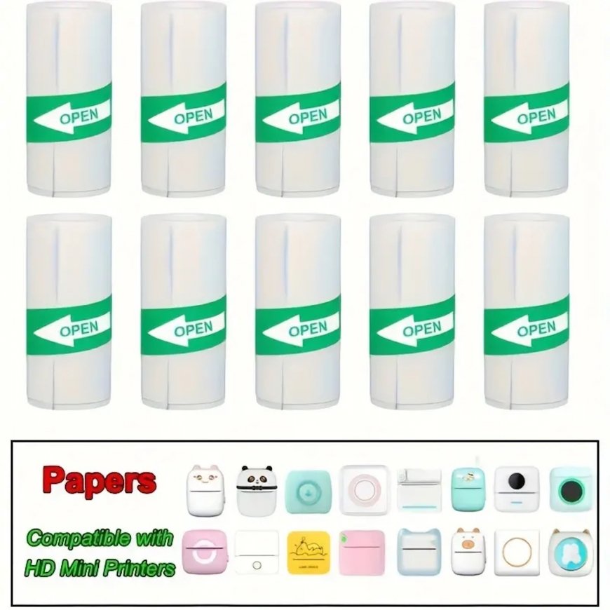 CP STP10 Pašlīmējošs Thermo Papīrs uzlīme x10 ruļļi 57mm x 25mm – 3