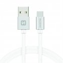 Swissten 71521203 USB cable 1.2 m USB A USB C White Swissten 71521203 USB cable 1.2 m USB A USB C White