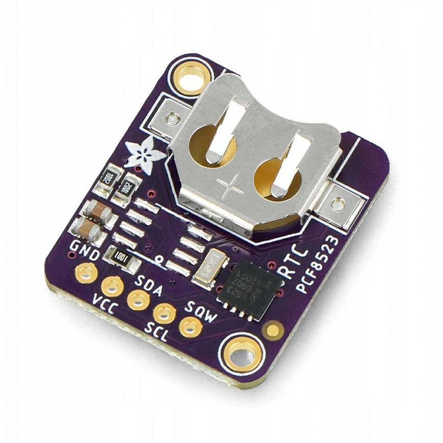 RTC PCF8523 I2C, real time clock, Adafruit 3295 – 5