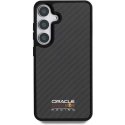 Red Bull Red Bull Red Bull Real Carbon Fiber Shiny Logo MagSafe Samsung Galaxy S25 phone case black