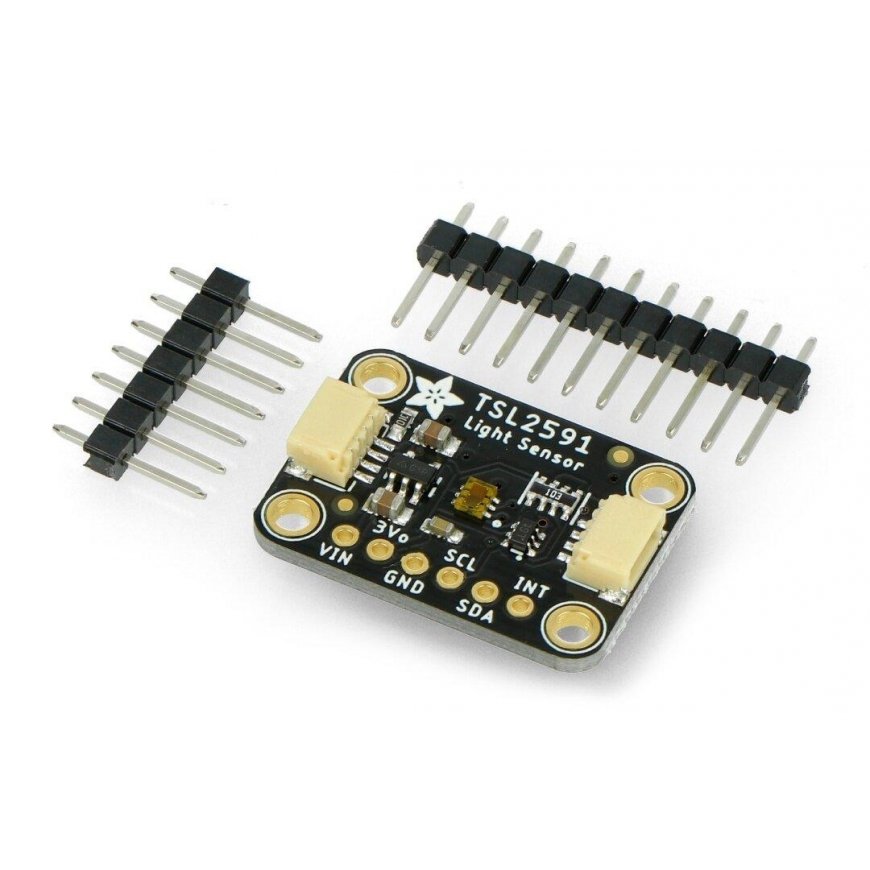 TSL2591, plataus dinaminio diapazono skaitmeninis šviesos jutiklis, STEMMA QT / Qwiic, Adafruit 01980 – 4