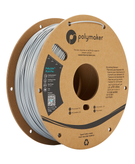 Polymaker PolyLite PLA PRO - 1kg - 1.75mm - Silver