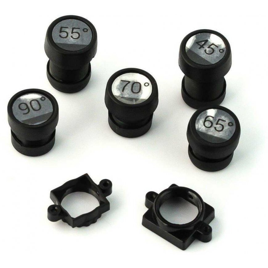 Low distortion lens kit for Arducam cameras, M12