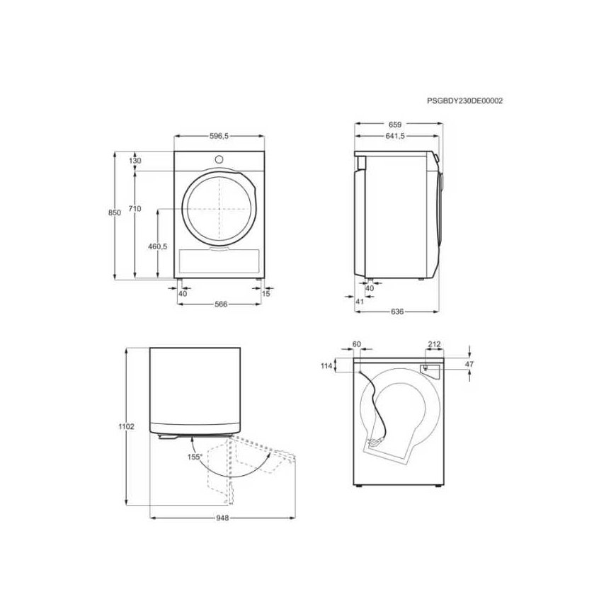 Kuivain Electrolux EW9D587KCE – 3
