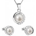 Evolution Group Luxury silver set with real pearls Pavon 29022.1 Evolution Group Luxury silver set with real pearls Pavon 29022.1