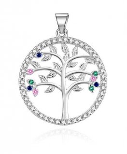 Beneto Silver pendant with freshwater pearl AGH675P
