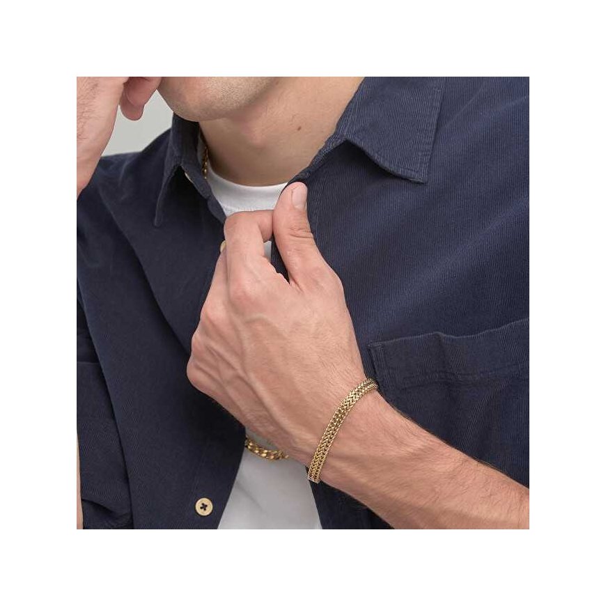 Brosway Elegant gold-plated chain bracelet for men Ink BIK100 – 3
