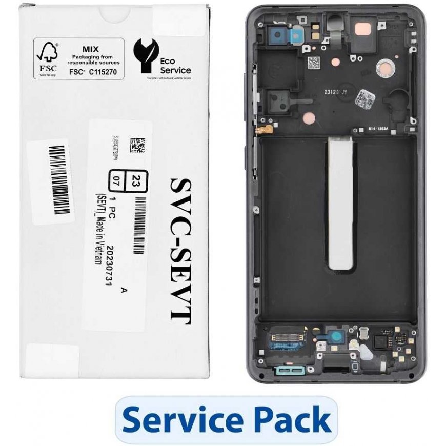 „ServicePack“ LCD ekranas SAMSUNG S21 FE G990B GH82-26420A – 5