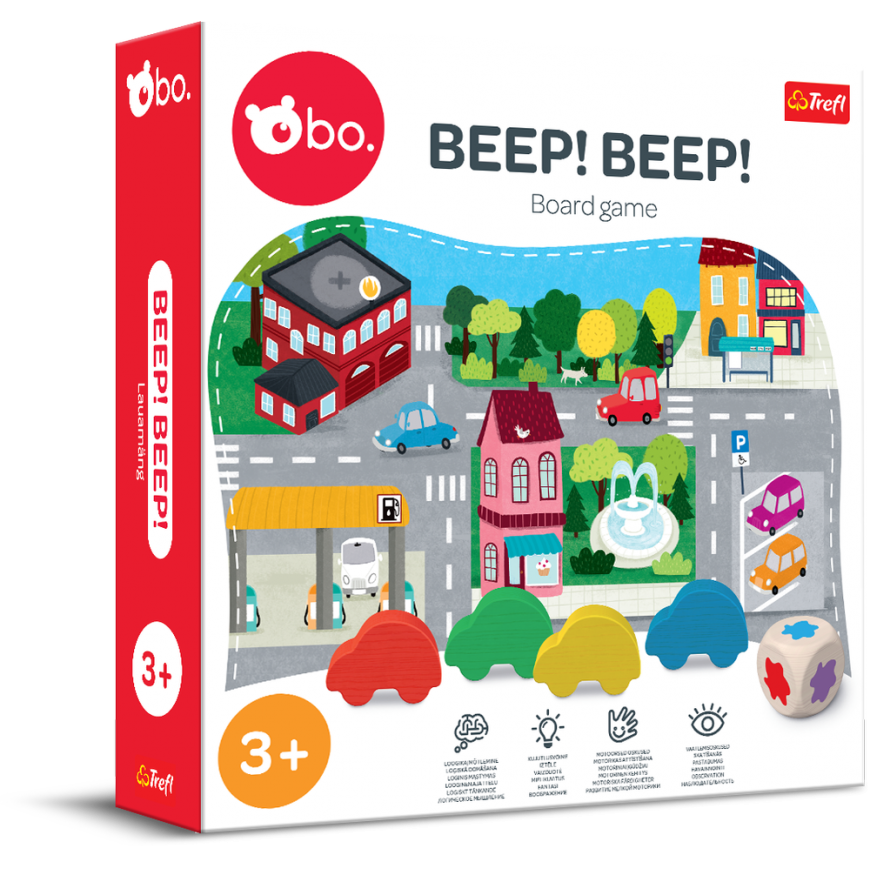 bo. Žaidimas "Beep! Beep!"