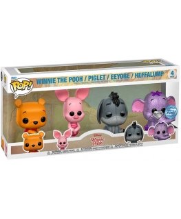 Funko POP -pakkaus 4 hahmoa Disney Nalle Puh Exclusive