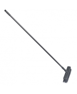 Sauber Outdoor brush with handle 34cm gray