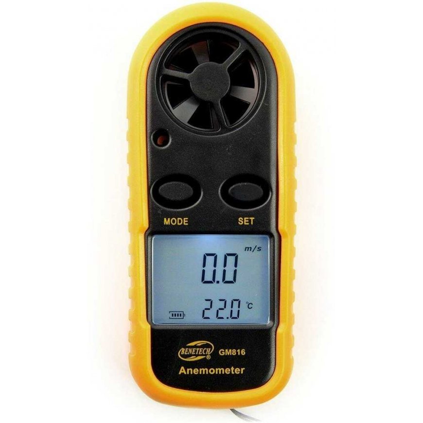 Anemometras Benetech GM816 6-arm rotor