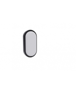 Riga oval LED luminaire 12W 4000K IP65 Eurolight Black