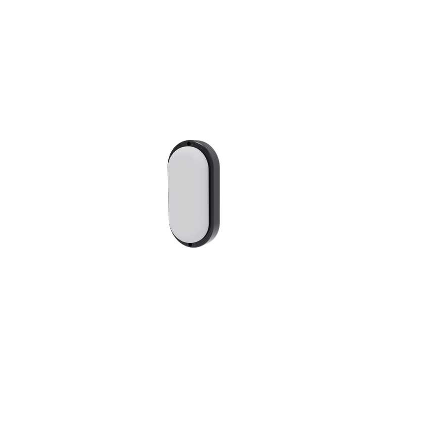 Riga oval LED šviestuvas 12W 4000K IP65 Eurolight Juodas – 3