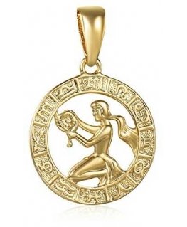JVD Gold-plated pendant Virgo SVLP0713XH2GOPA