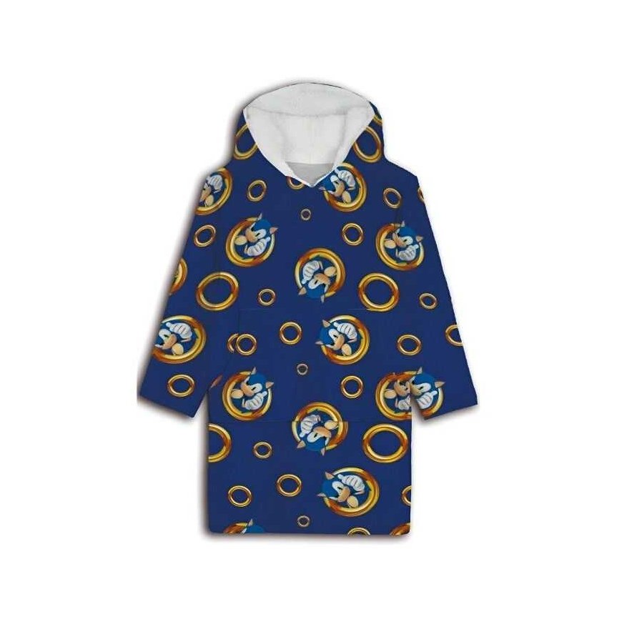 Sega Sonic the Hedgehog oversized sweatshirt coat kids coral – 2
