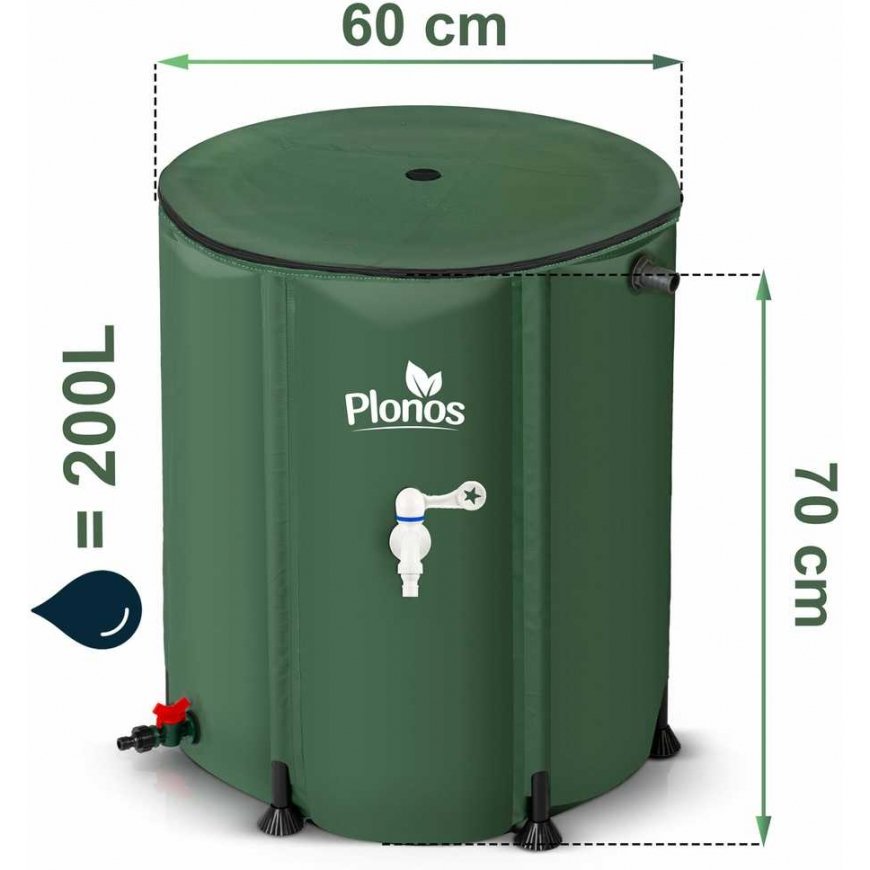 Rainwater tank 200 l Thin PL-520 – 4