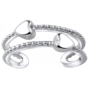 Silvego Silver foot ring with hearts JJJTR0009 Silvego Silver foot ring with hearts JJJTR0009