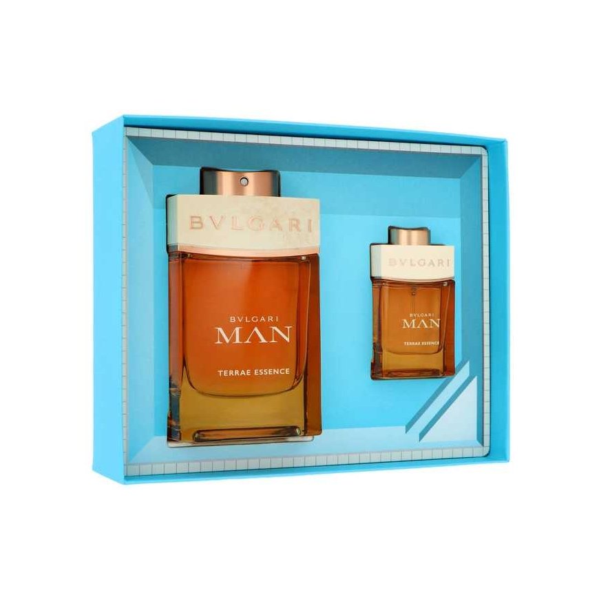 Bvlgari Man Terrae Essence Bvlgari Man Terrae Essence EDP 100 ml + EDP 15 ml (man) Perfume for Men Set – 3