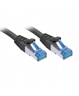 Lindy 47418 networking cable Black 10 m Cat6a S/FTP (S-STP)