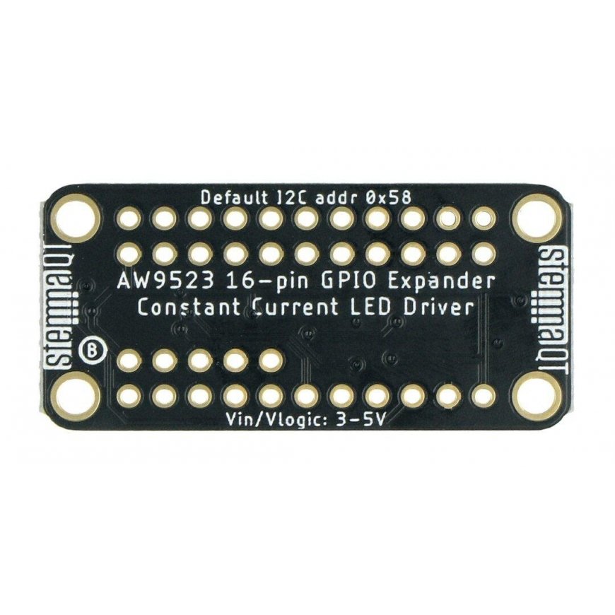 GPIO I2C kaiščių išplėtimas ir LED valdiklis, AW9523, STEMMA AT / Qwiic, Adafruit 4886 – 3