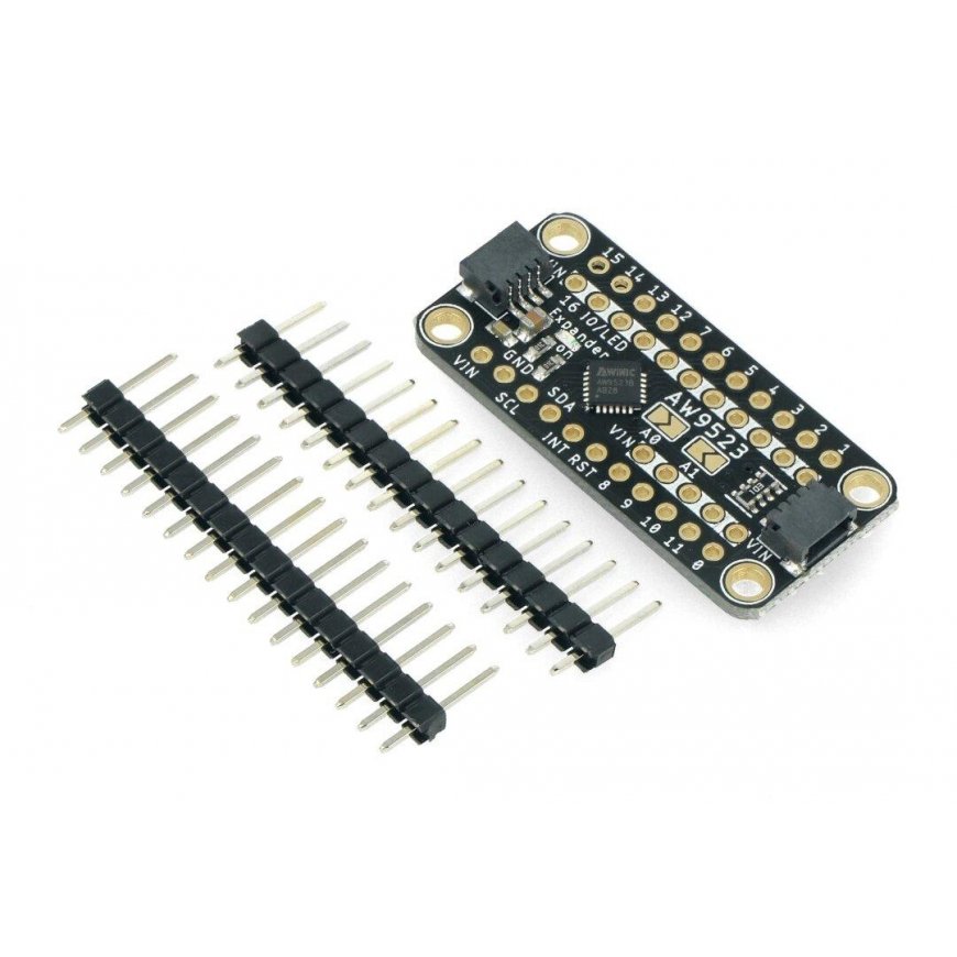GPIO I2C pin expansion and LED controller, AW9523, STEMMA AT/Qwiic, Adafruit 4886 – 4