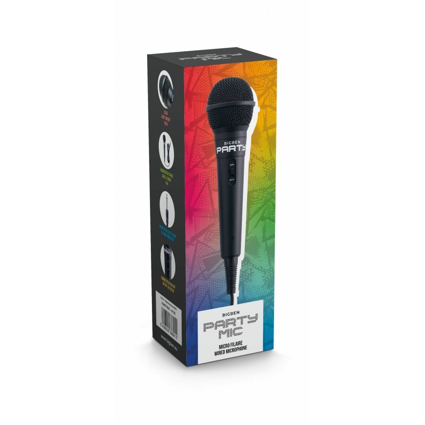 Bigben Interactive PARTYMIC microphone Black Karaoke microphone – 4